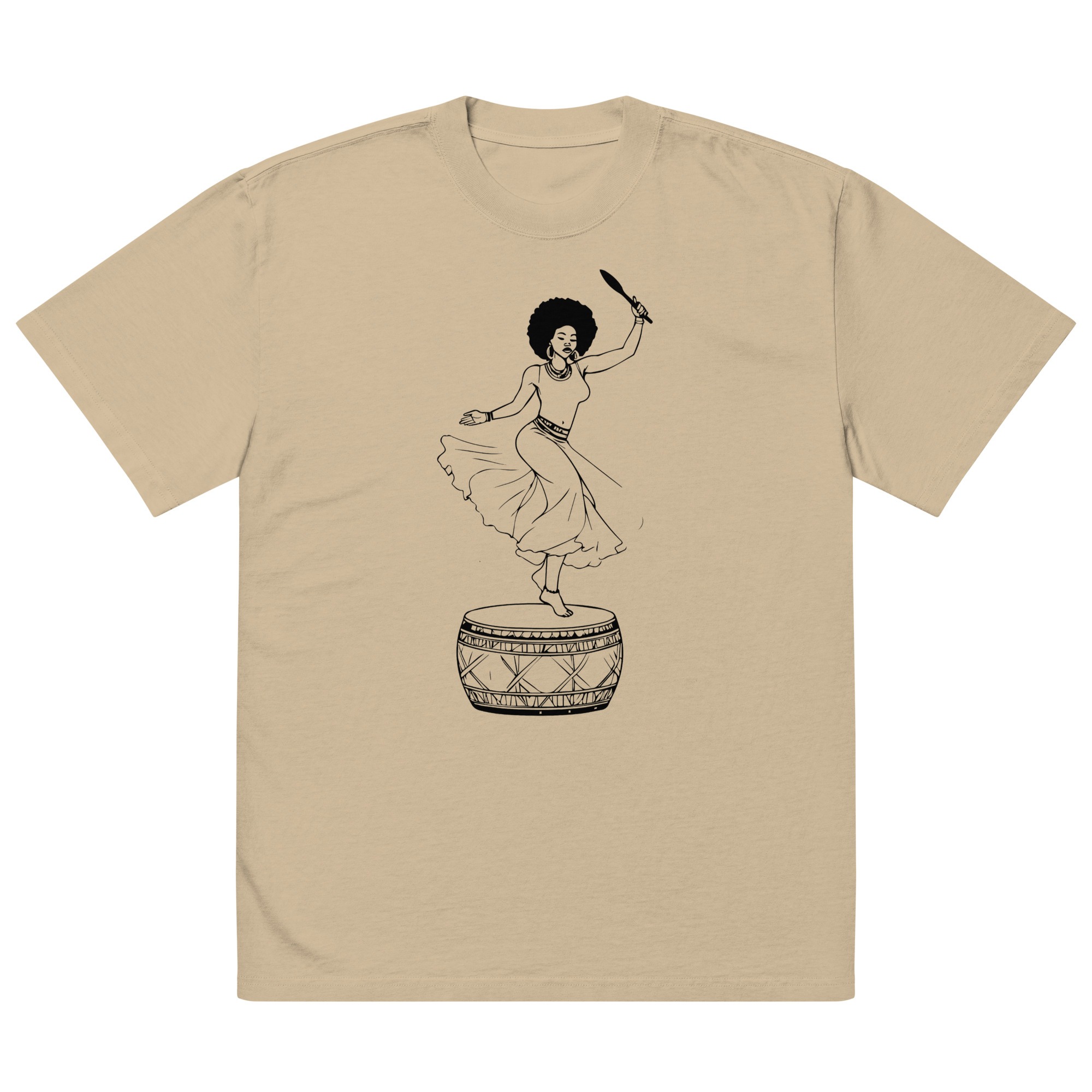 Dance Africana –  Oversized faded t-shirt -  54355125460761