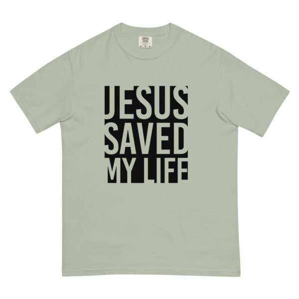 Jesus Saved Me – Unisex garment-dyed heavyweight t-shirt -  54355125454468