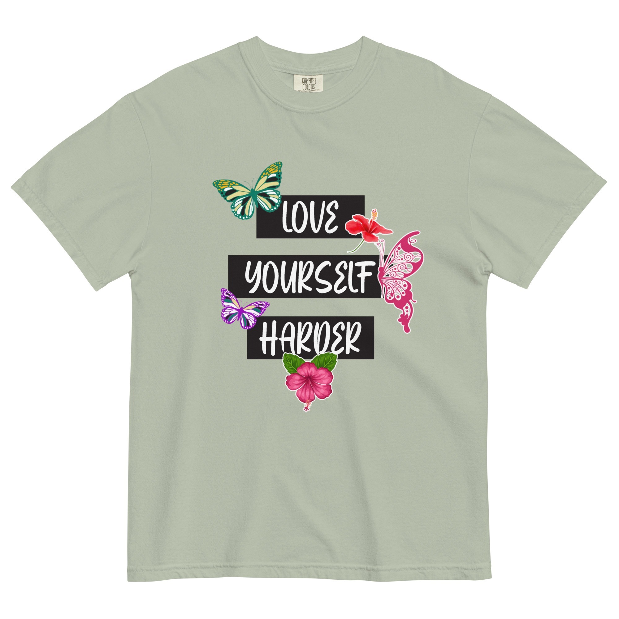 Love Yourself – Unisex garment-dyed heavyweight t-shirt -  54355125460384