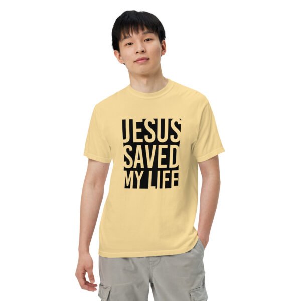 Jesus Saved Me – Unisex garment-dyed heavyweight t-shirt -  54355125454468