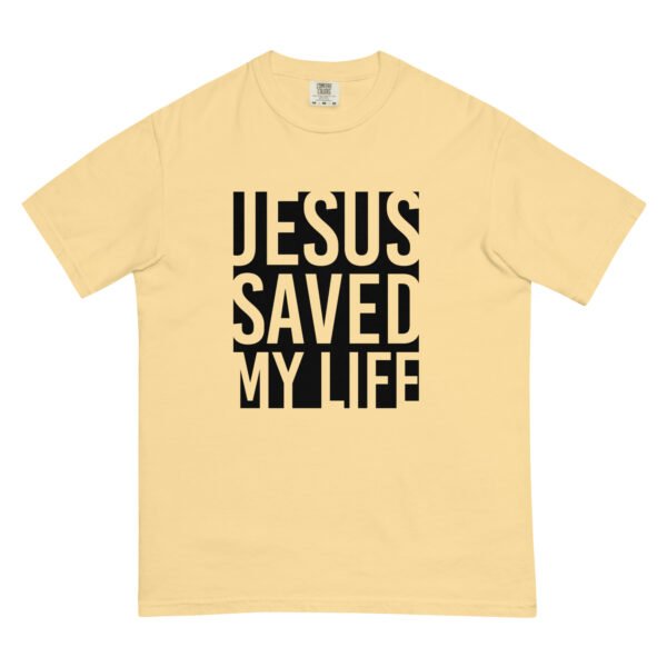 Jesus Saved Me – Unisex garment-dyed heavyweight t-shirt -  54355125454468