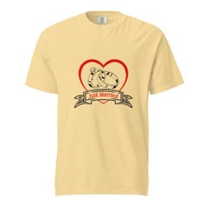 Just married - Unisex garment-dyed heavyweight t-shirt