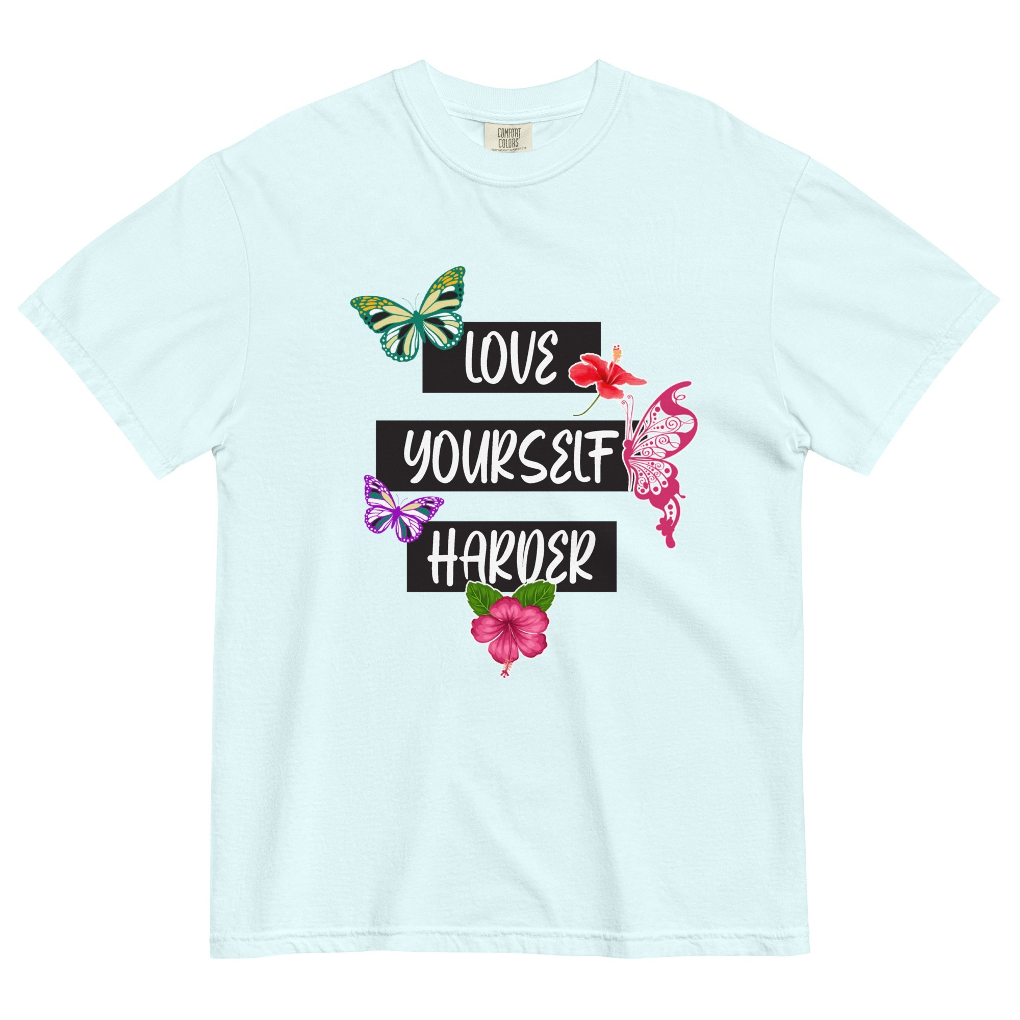 Love Yourself – Unisex garment-dyed heavyweight t-shirt -  54355125460384
