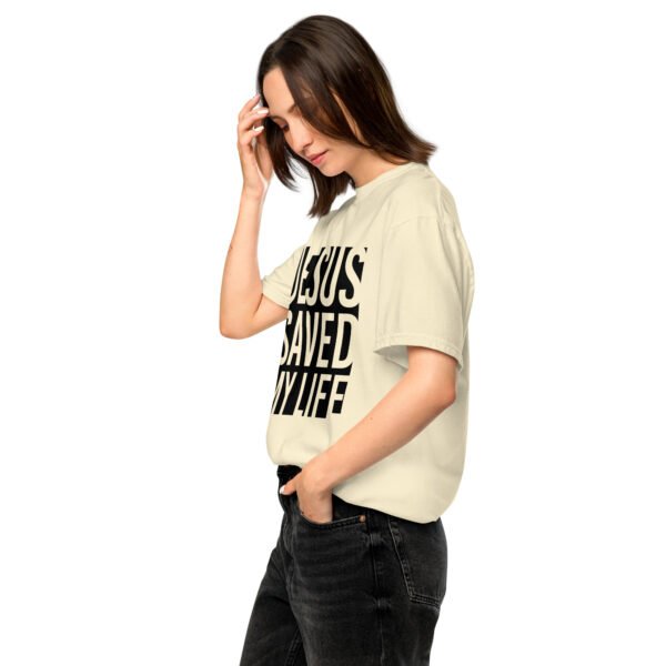 Jesus Saved Me – Unisex garment-dyed heavyweight t-shirt -  54355125454468