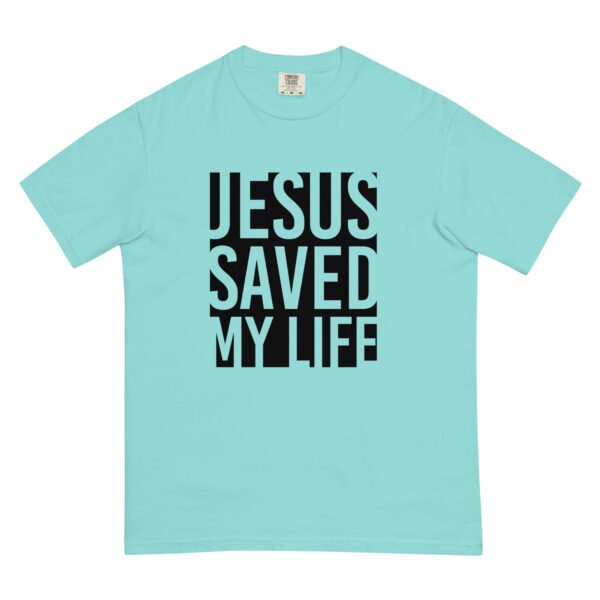 Jesus Saved Me – Unisex garment-dyed heavyweight t-shirt -  54355125454468