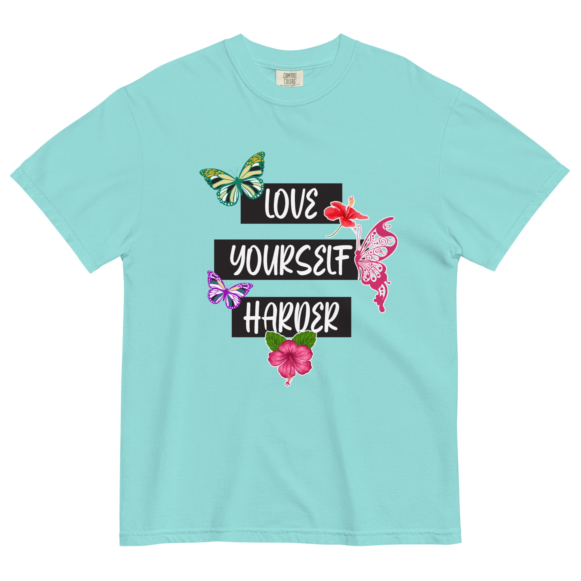 Love Yourself – Unisex garment-dyed heavyweight t-shirt -  54355125460384