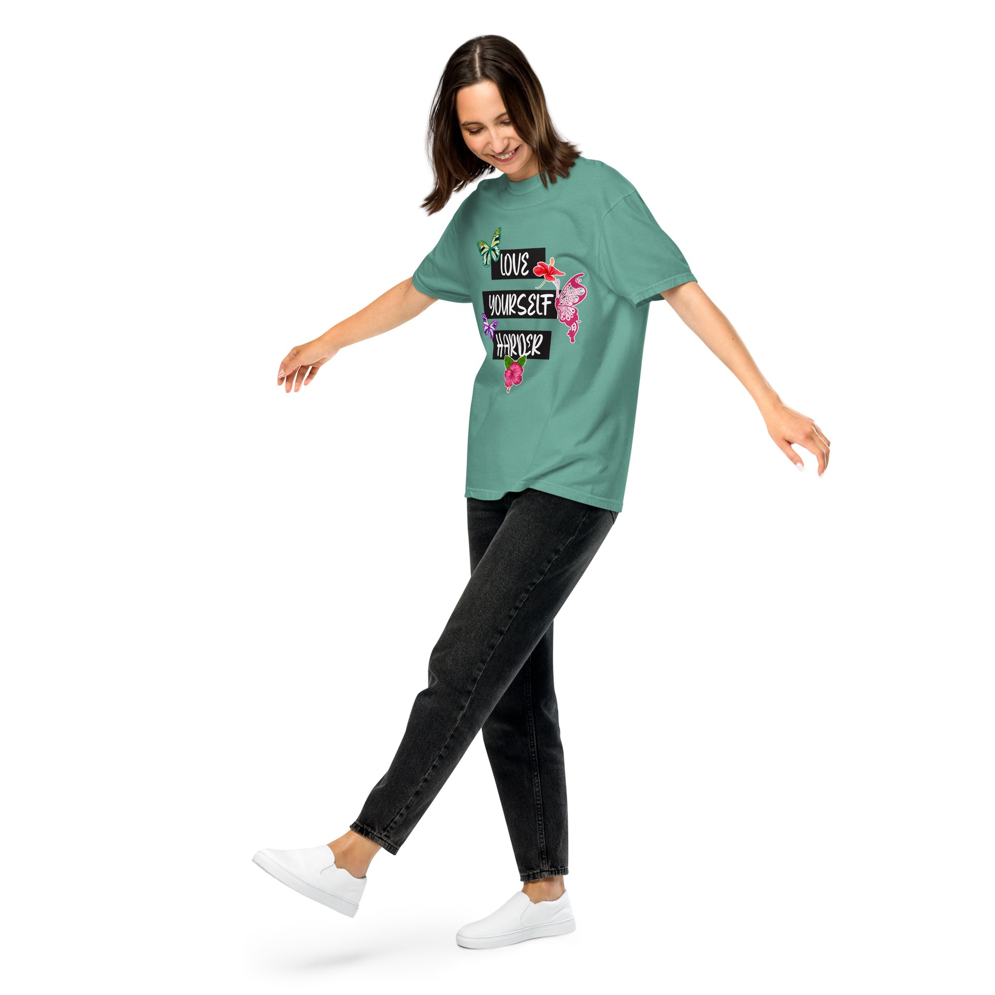 Love Yourself – Unisex garment-dyed heavyweight t-shirt -  54355125460384