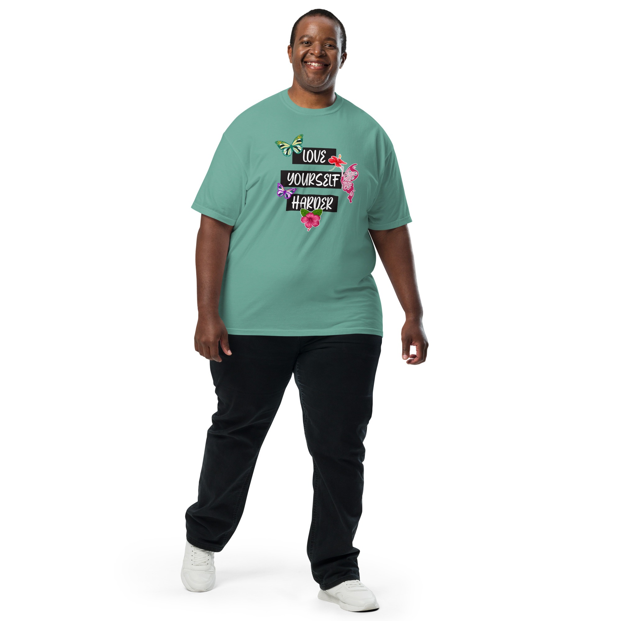 Love Yourself – Unisex garment-dyed heavyweight t-shirt -  54355125460384