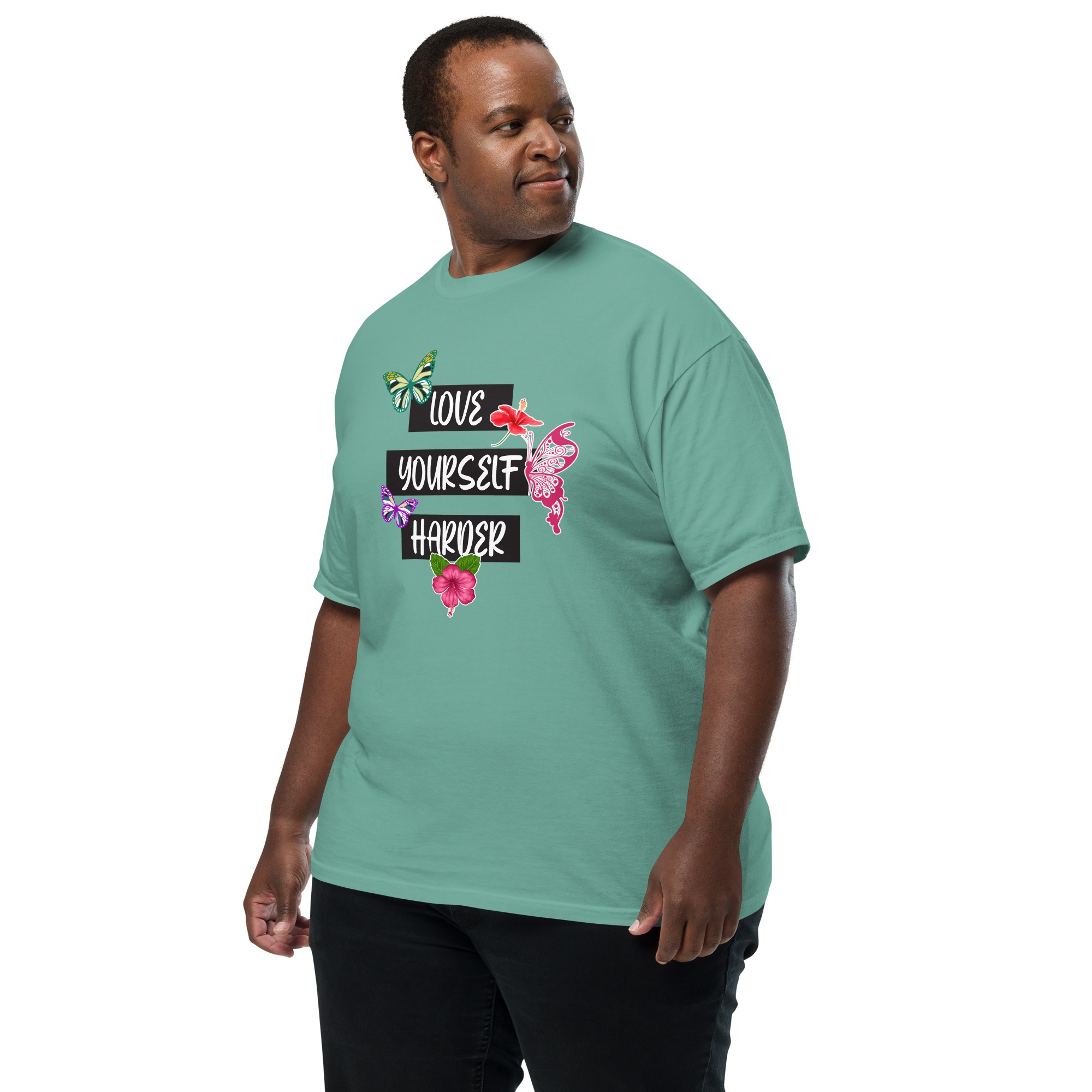 Love Yourself – Unisex garment-dyed heavyweight t-shirt -  54355125460384