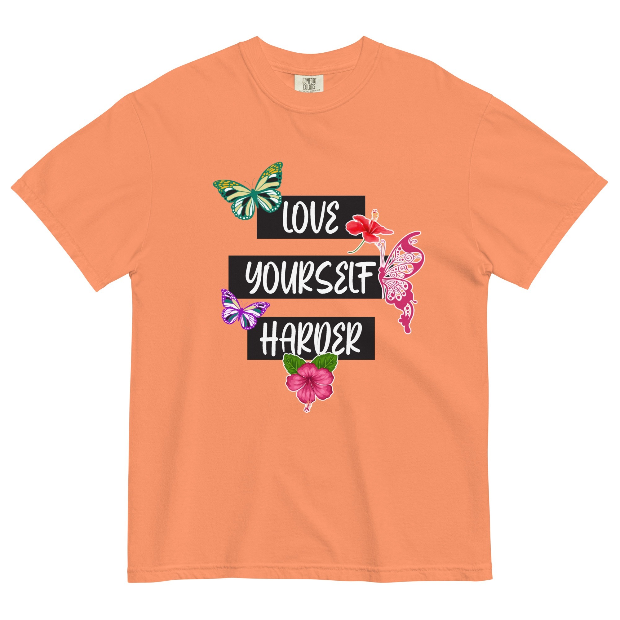 Love Yourself – Unisex garment-dyed heavyweight t-shirt -  54355125460384