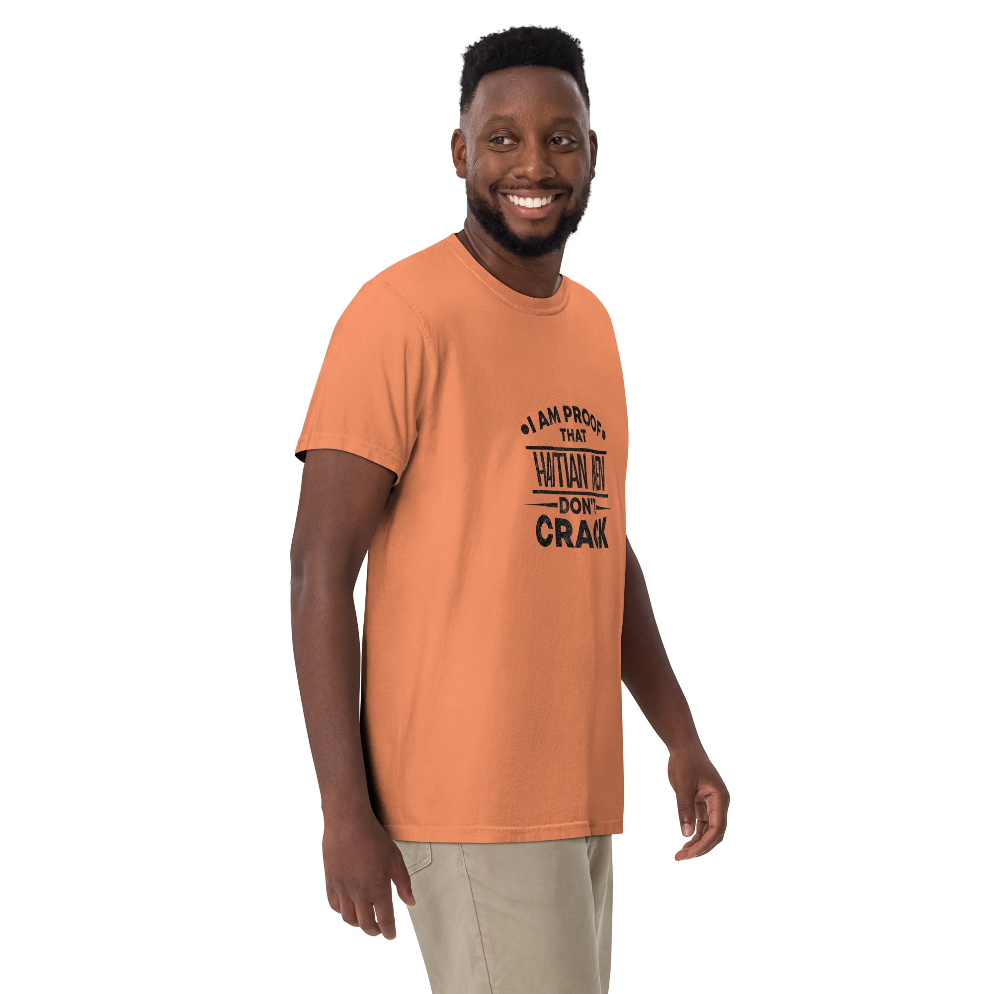 Haitian Men – Unisex garment-dyed heavyweight t-shirt -  54355125460785