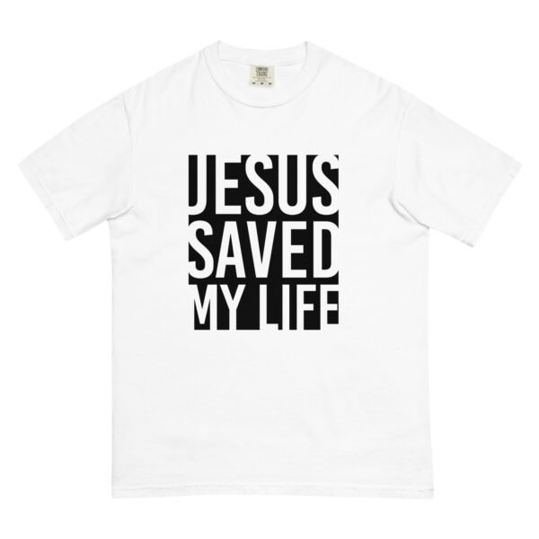 Jesus Saved Me – Unisex garment-dyed heavyweight t-shirt -  54355125454468