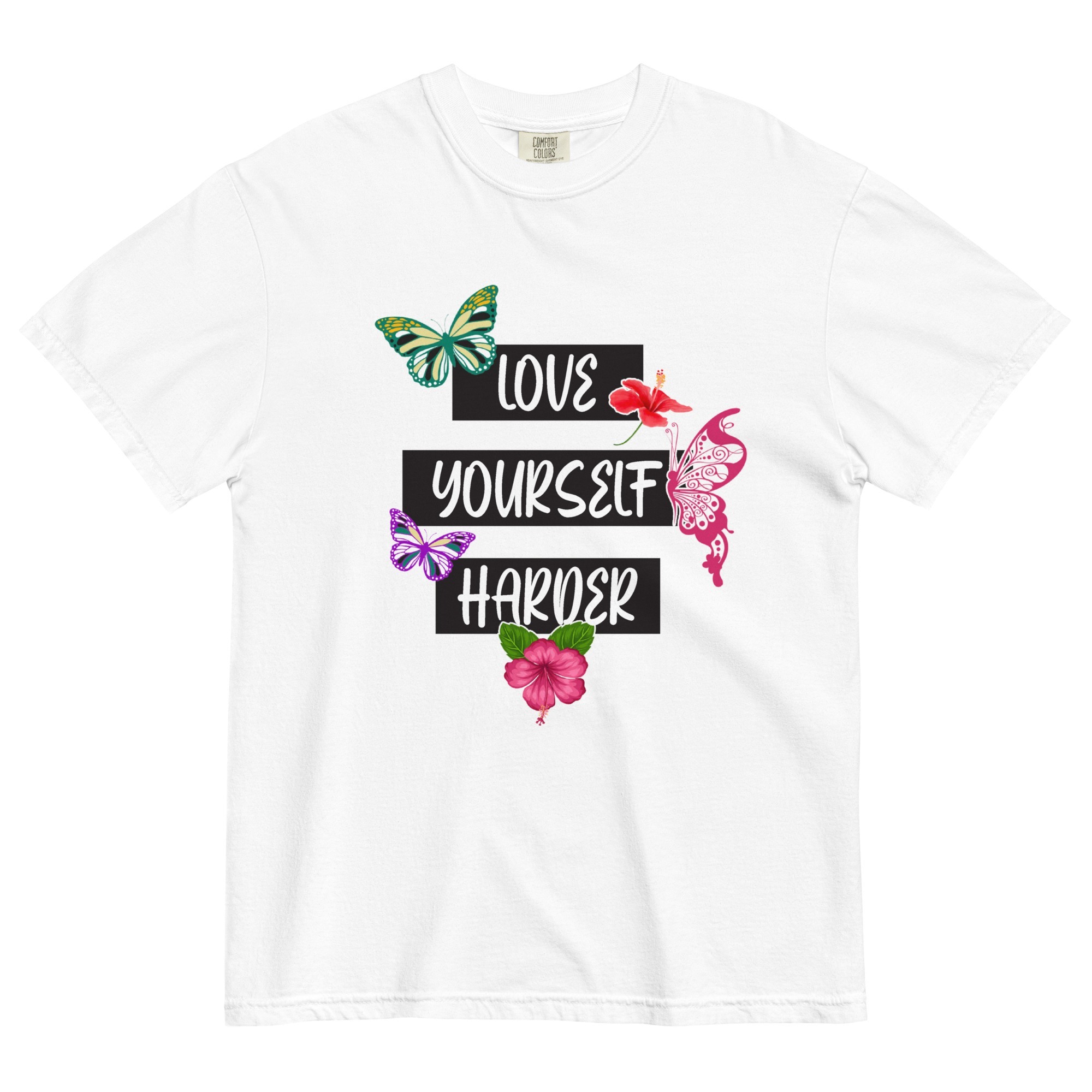 Love Yourself – Unisex garment-dyed heavyweight t-shirt -  54355125460384