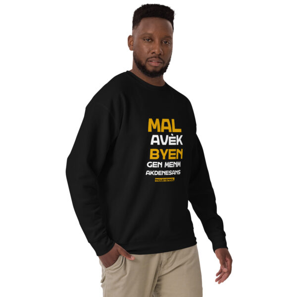 Nou Byen Mal – Unisex Premium Sweatshirt -  54355125453805