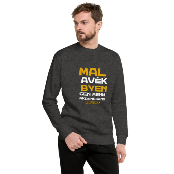 Nou Byen Mal – Unisex Premium Sweatshirt -  54355125453805