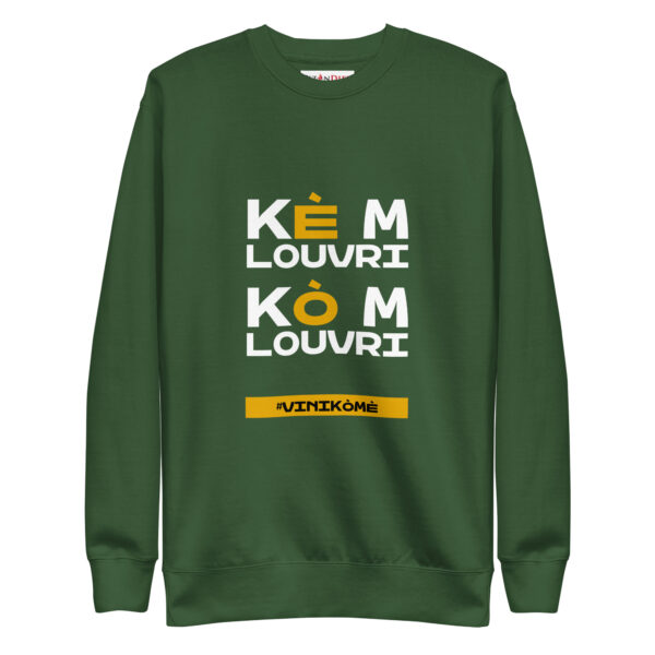 Vini Kòmè – Unisex Premium Sweatshirt -  54355125453581