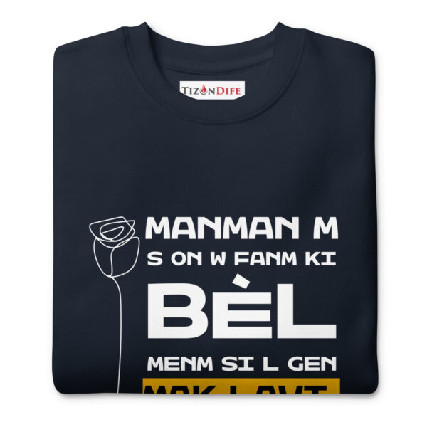 Mèsi Manman – Unisex Premium Sweatshirt -  54355125459034