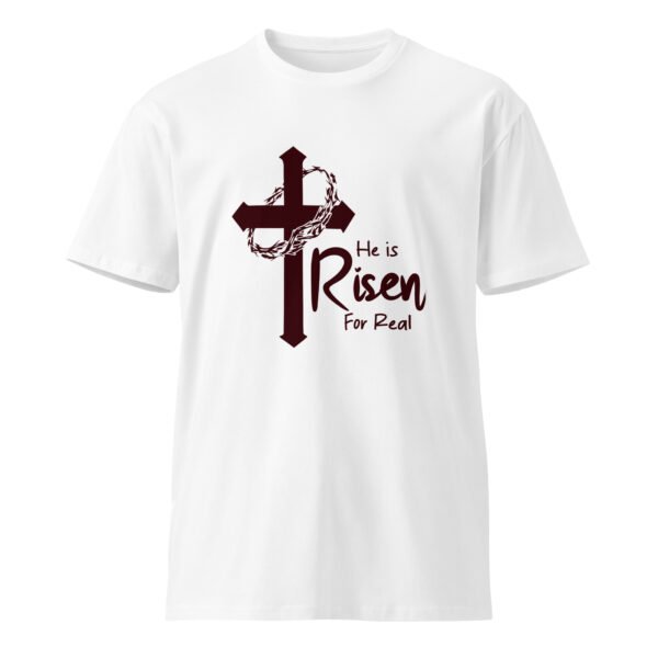 He’s Risen – Unisex premium t-shirt -  54355125453240