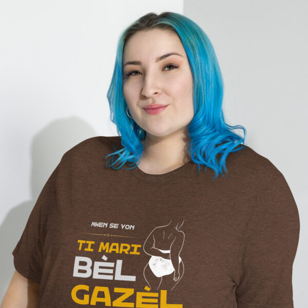 Ti Mari bèl gazèl – Short sleeve t-shirt -  54355125456310