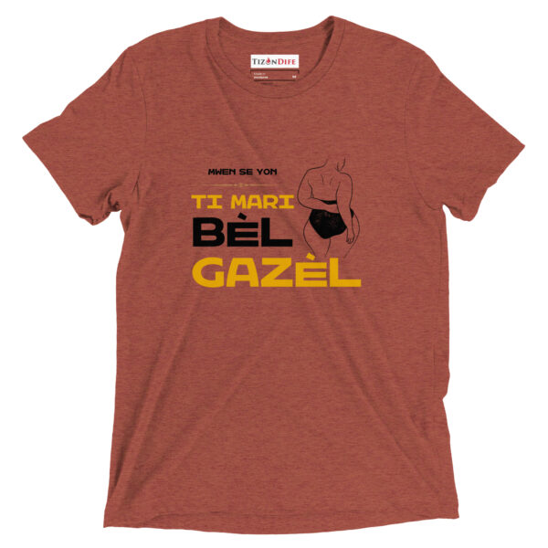 Ti Mari bèl gazèl – Short sleeve t-shirt -  54355125456341