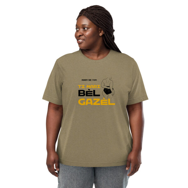Ti Mari bèl gazèl – Short sleeve t-shirt -  54355125456341