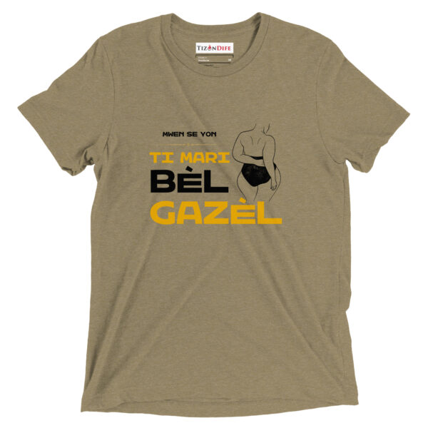 Ti Mari bèl gazèl – Short sleeve t-shirt -  54355125456341