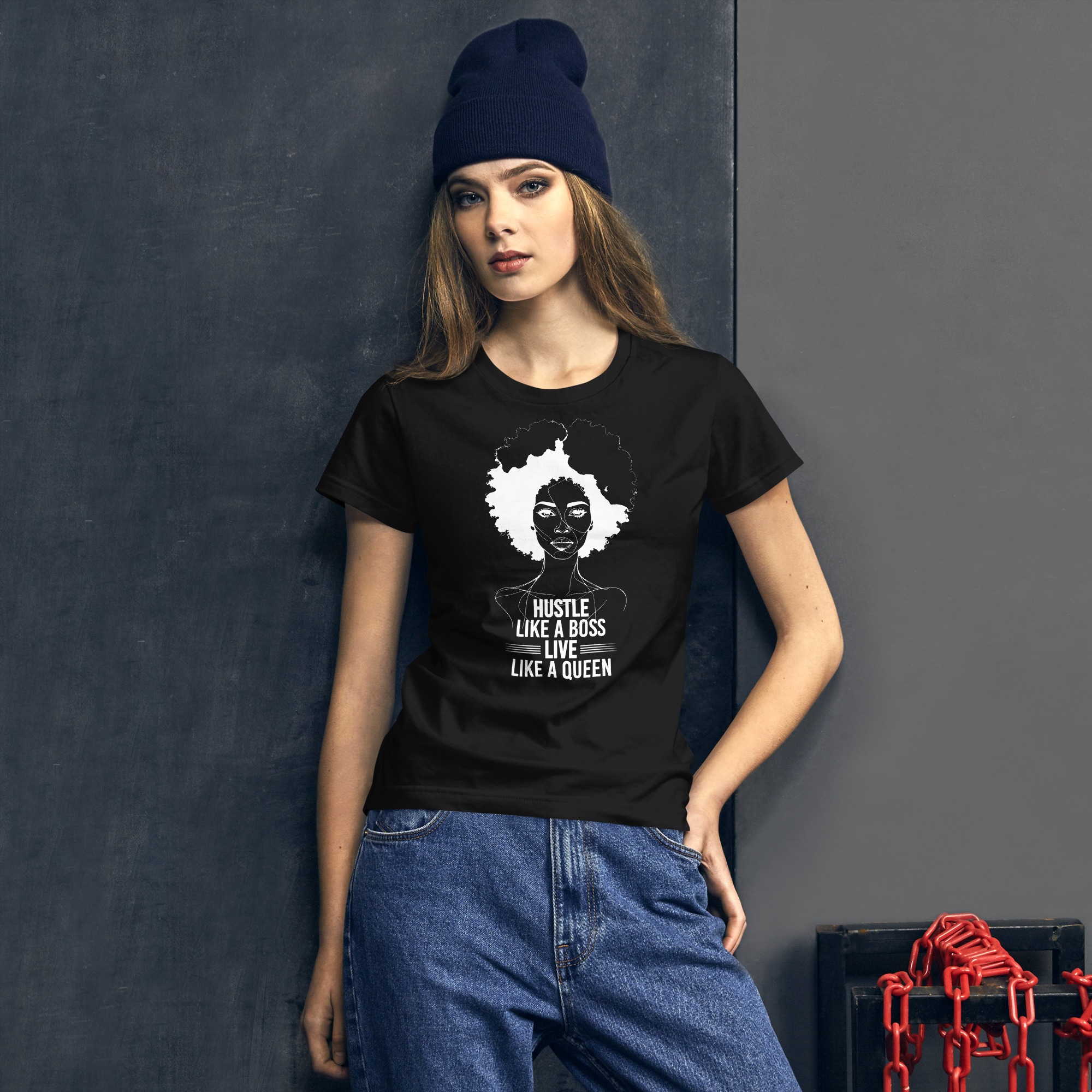 Hustle and Live – Women’s short sleeve t-shirt -  54355125459983