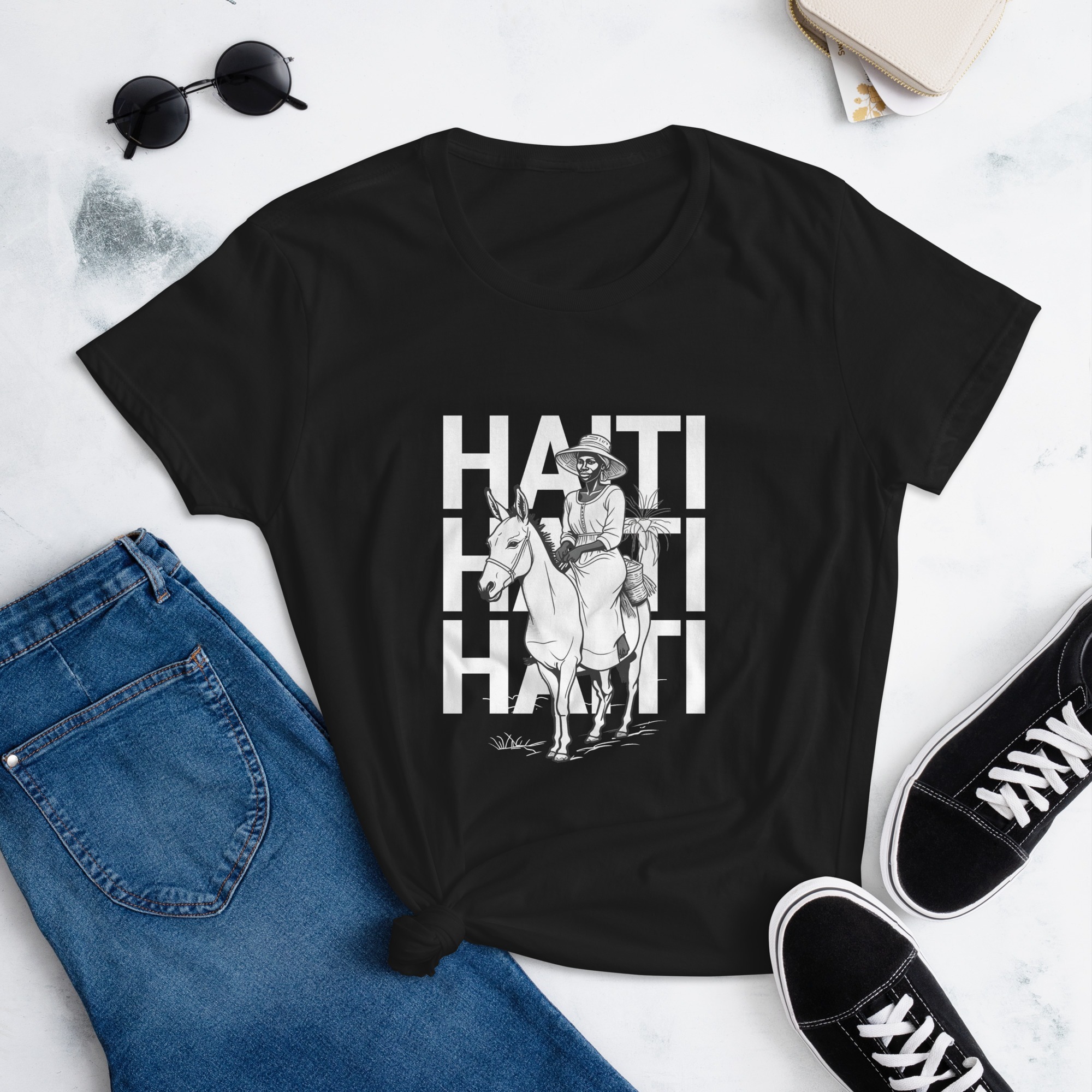 Ti Machann Haiti – Women’s short sleeve t-shirt -  54355125460886