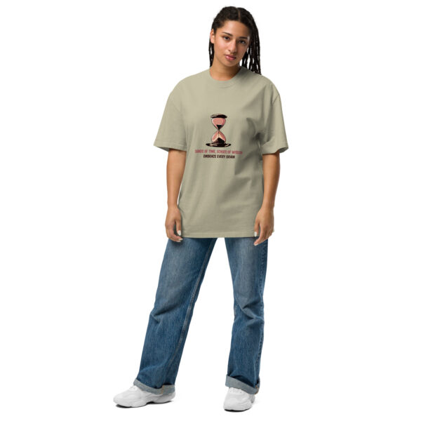 Wisdom – Oversized faded t-shirt -  54355125468822