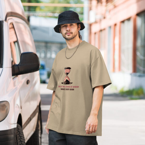 Wisdom – Oversized faded t-shirt -  54355125468822