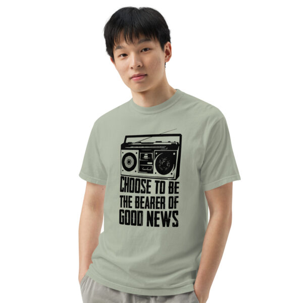 Good News – Unisex garment-dyed heavyweight t-shirt -  54355125469788
