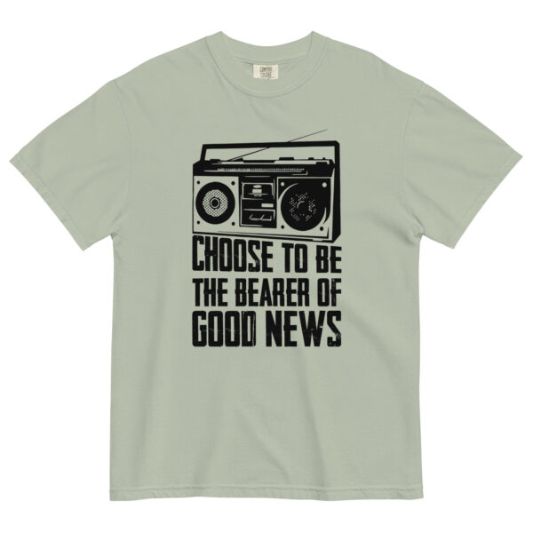 Good News – Unisex garment-dyed heavyweight t-shirt -  54355125469788