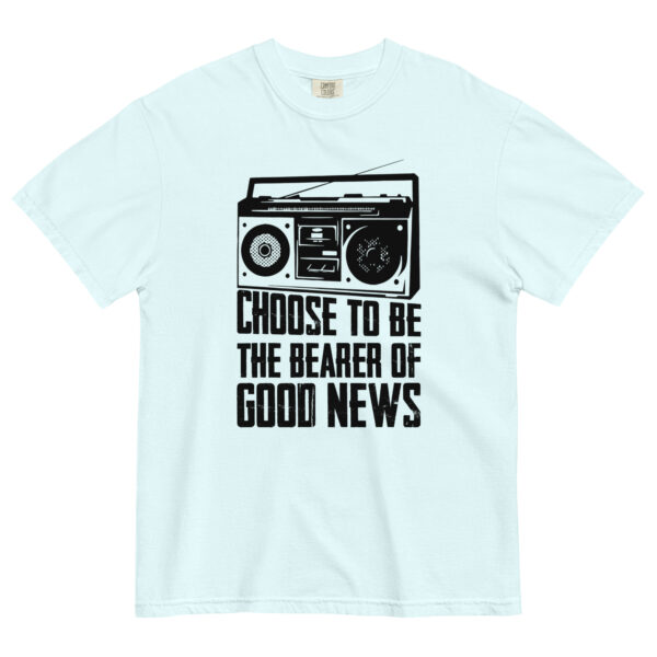 Good News – Unisex garment-dyed heavyweight t-shirt -  54355125469788