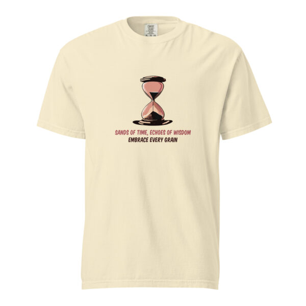 Time – Unisex garment-dyed heavyweight t-shirt -  54355125466812