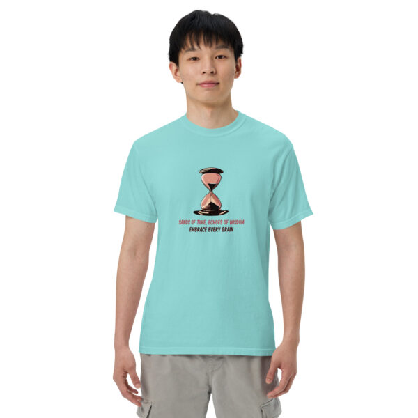 Time – Unisex garment-dyed heavyweight t-shirt -  54355125466812