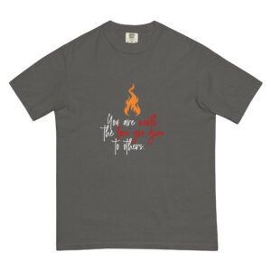 The love you give - Unisex garment-dyed heavyweight t-shirt