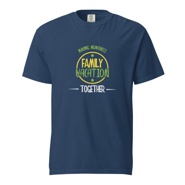 Family Vacation – Unisex garment-dyed heavyweight t-shirt -  54355125470768