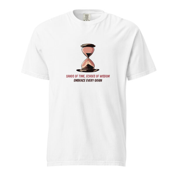 Time – Unisex garment-dyed heavyweight t-shirt -  54355125466812