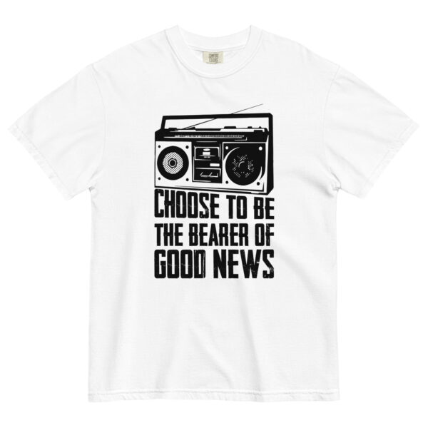 Good News – Unisex garment-dyed heavyweight t-shirt -  54355125469788