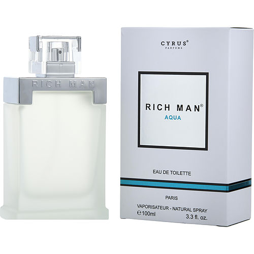 Rich Man Acqua By Cyrus Parfums – Men - luxury scent fragrance elegant perfume men fragrance women fragrance niche fragrance sephora fragrancenet walmart Creed Dior ysl Dolce Gabanna cheap fragrance buy shop online Haitian American delivery USA Canada free shipping over 60 USD 3442151000886