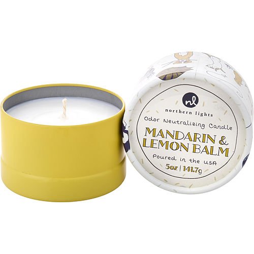 Paws On Mandarin & Lemon Balm By Northern Lights – Unisex - aroma fragrance scented luxury candle decor buy shop online Haitian American delivery USA Canada free shipping over 60 USD 53212790016