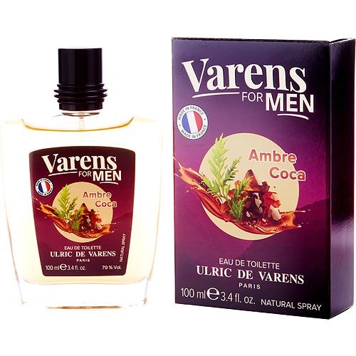 Varens For Men Ambre Coca By Ulric De Varens – Men - luxury scent fragrance elegant perfume men fragrance women fragrance niche fragrance sephora fragrancenet walmart Creed Dior ysl Dolce Gabanna cheap fragrance buy shop online Haitian American delivery USA Canada free shipping over 60 USD 3326240055028