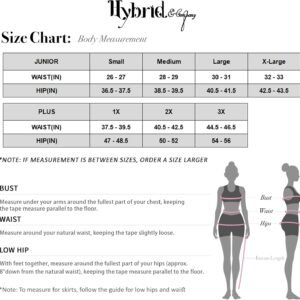 Hybrid & Company Women's Premium Nylon Pencil Skirt High Waist Stretch Below Knee Suit Skirt