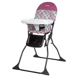 Cosco Kids Simple Fold High Chair, Flower Garden