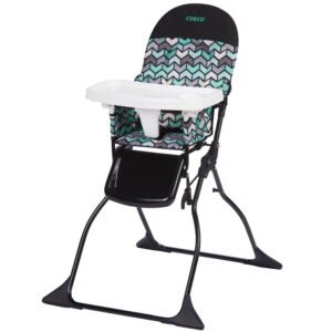 Cosco Kids Simple Fold High Chair, Flower Garden