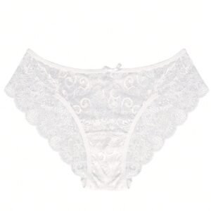 5pcs Sexy Hollow Out Low Waist Lace Triangle Panties Set Sexy Lingerie