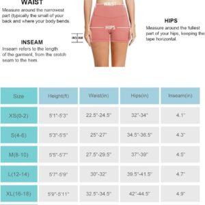 BALEAF Women's 8"/ 5"/ 3" Biker Shorts High Waist Yoga Workout Gym Running Volleyball Spandex Shorts with Pockets