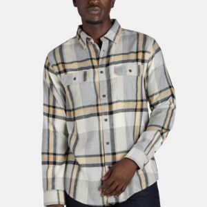 George Men's and Big Men's Flannel Shirt with Long Sleeves, Sizes XS-3XLT