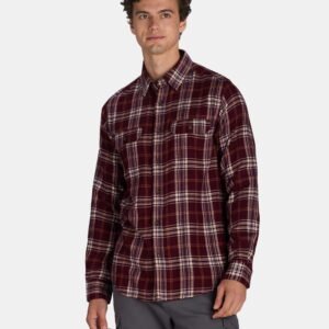 George Men's and Big Men's Flannel Shirt with Long Sleeves, Sizes XS-3XLT