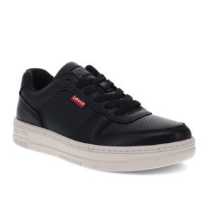 Levi's Womens Drive Lo Synthetic Leather Casual Lace Up Sneaker Shoe